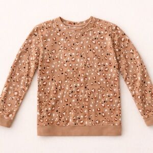 Youth Small - Jax and Lennon Leopard Print Kids pullover - animal print pullover